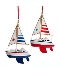 Nautical Sailboat Ornament