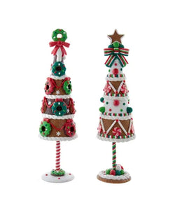 Gingerbread Tree Table Piece