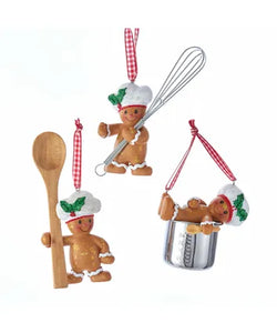 Gingerbread Boy Utensil Ornament