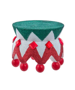 4" Hollywood Nutcrackers™ Red, White and Green Glittered Nutcracker Base