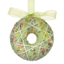 4" DOUGHNUT W/ICING AND SPRINKLES ORNAMENT