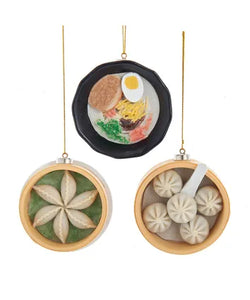 Asian Dumplings and Soup Ornament