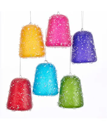 Glittered Gum Drop Ornament