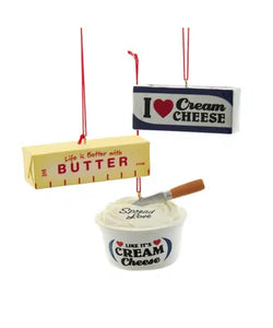 Cream Cheese & Butter Ornament