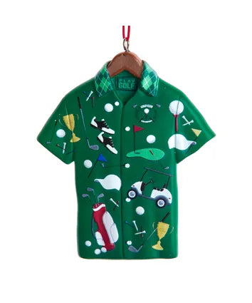 Golf Printed Shirt Ornament