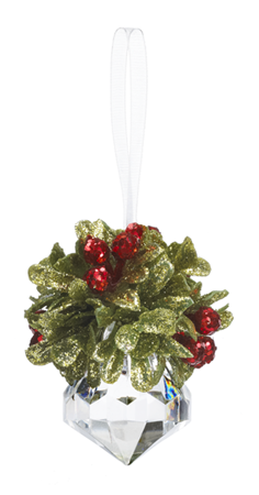 Teeny Mistletoe Jewel Ornament