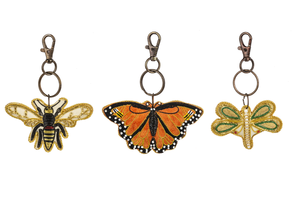 Beaded Insect Purse Charms