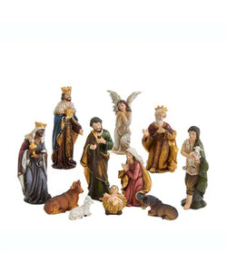 Nativity Figurine Set, 11-Piece Set