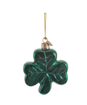 Noble Gems™ Shamrock Glass Ornament