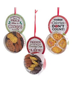 Cookie Box With Saying Ornament